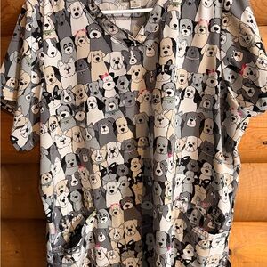 Dog Scrub Top XL